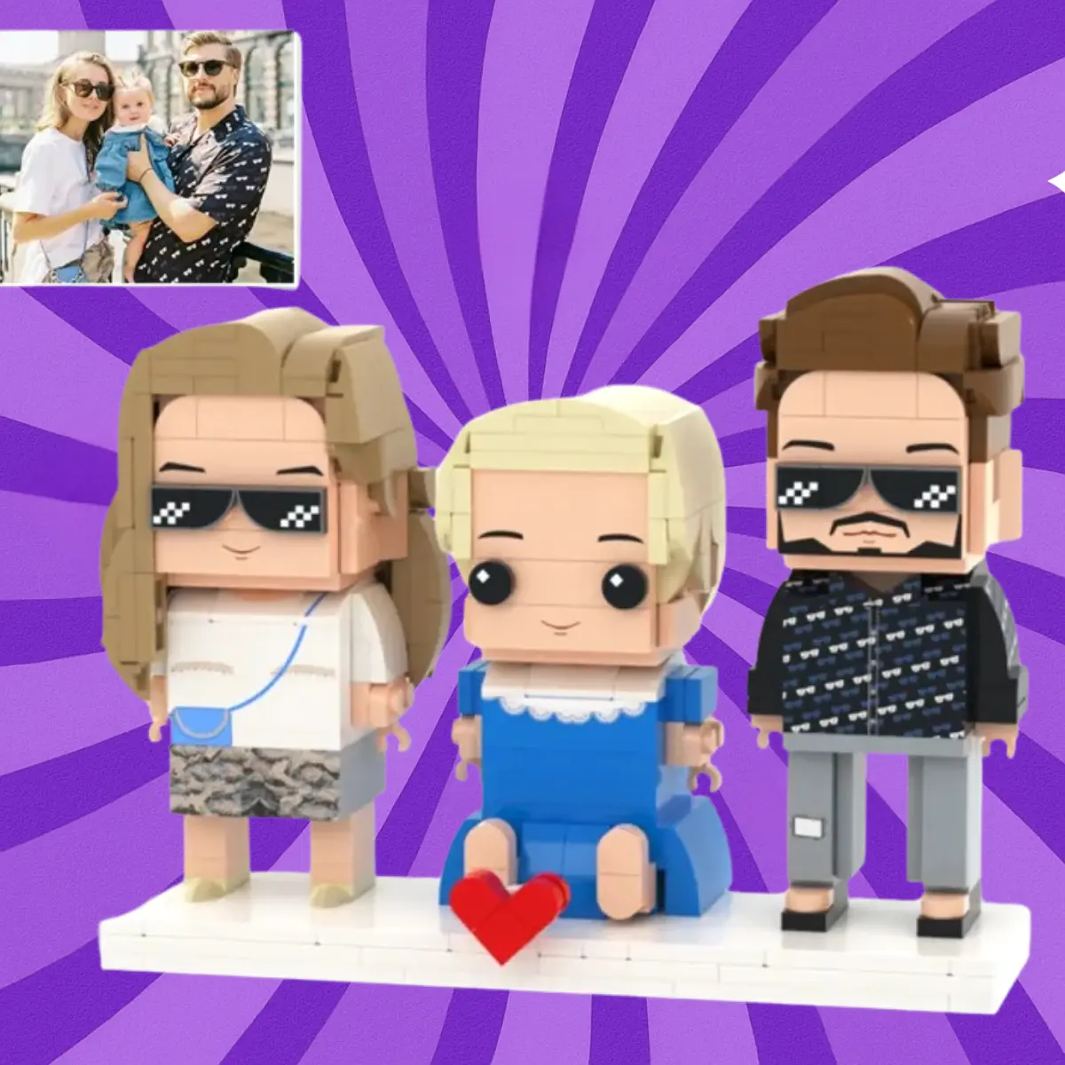 Кастомный Брикхедз BrickMe — пример работы №1