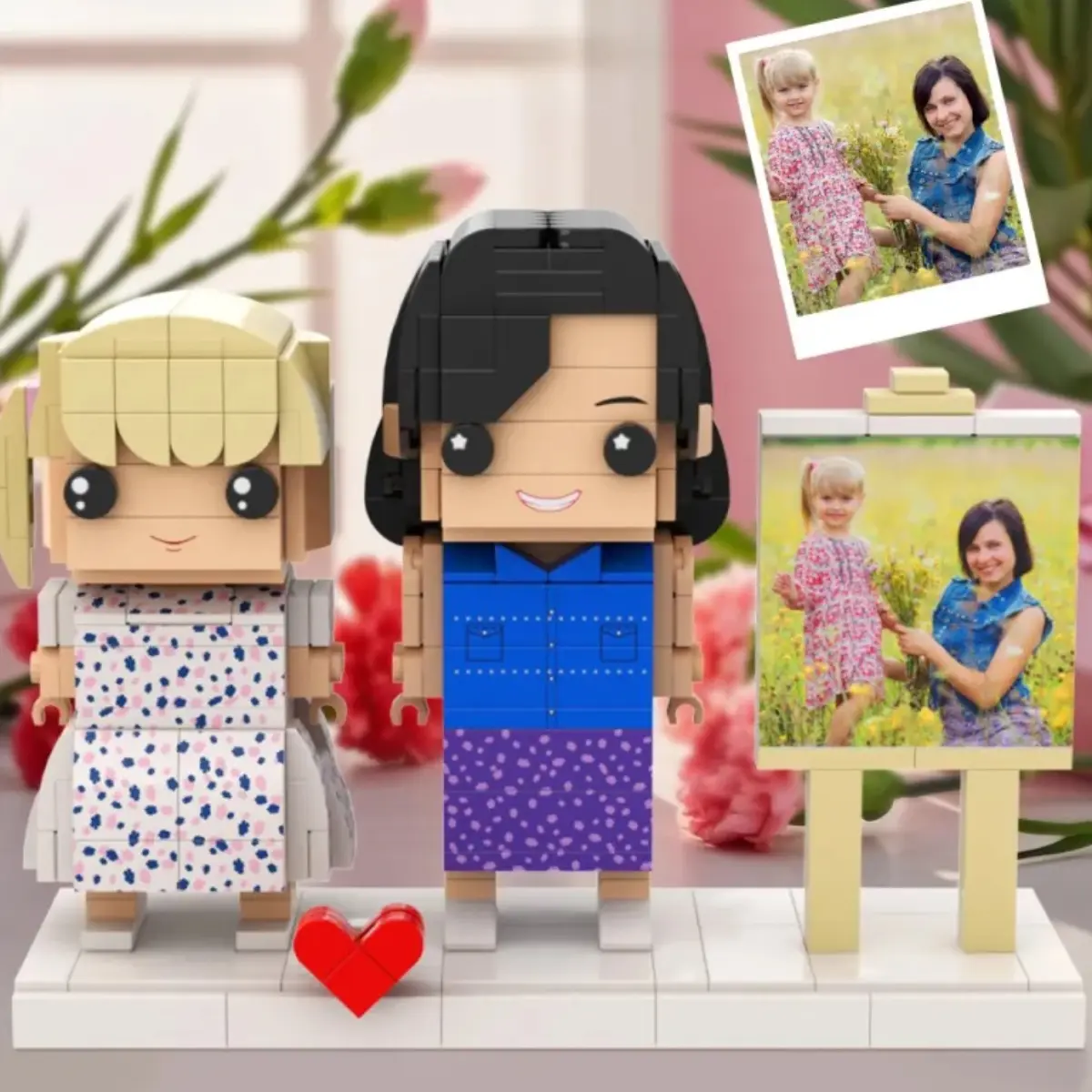 Кастомный Брикхедз BrickMe — парный набор с собакой