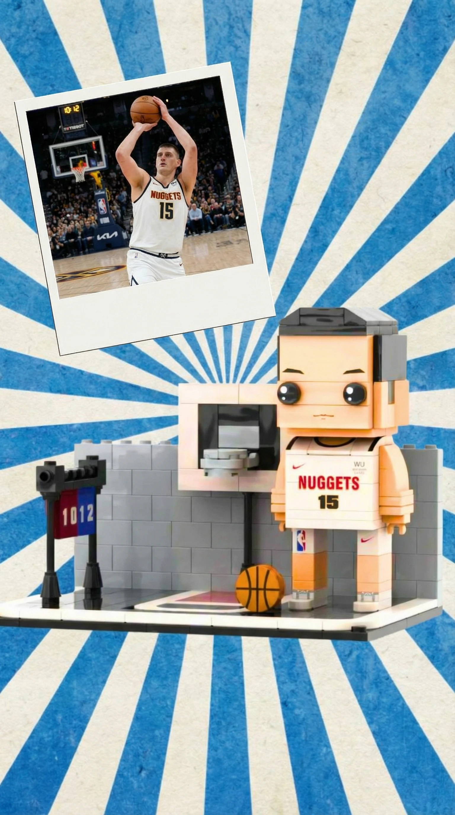 Брикхедз-баскетболист по фотографии — BrickMe