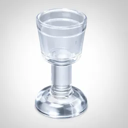 Прозрачный стакан