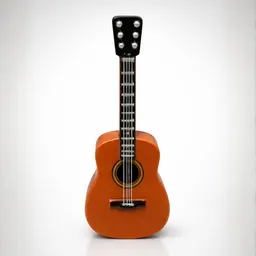 Гитара тёмная